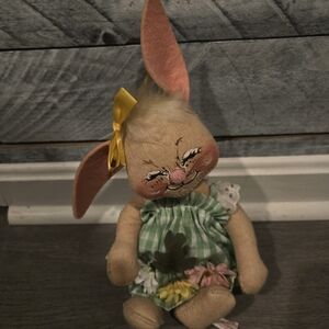 Vintage 1988 Annalee Country Girl Bunny